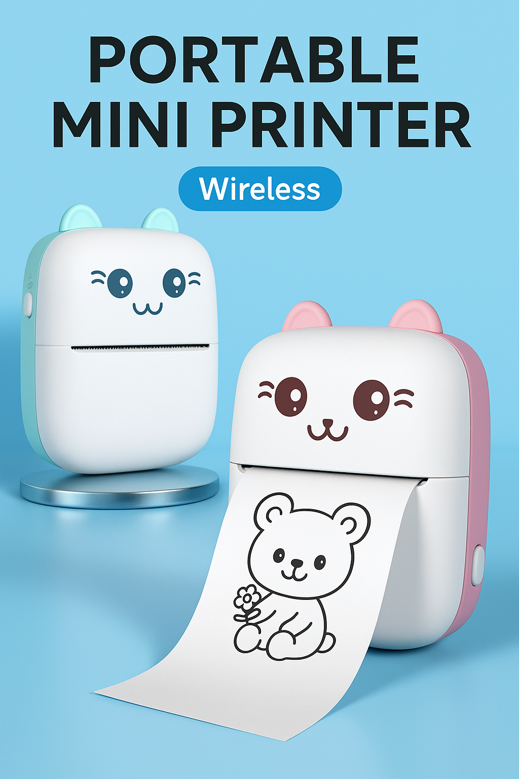 SnapPrint™   Mini Impresora Portátil Bluetooth